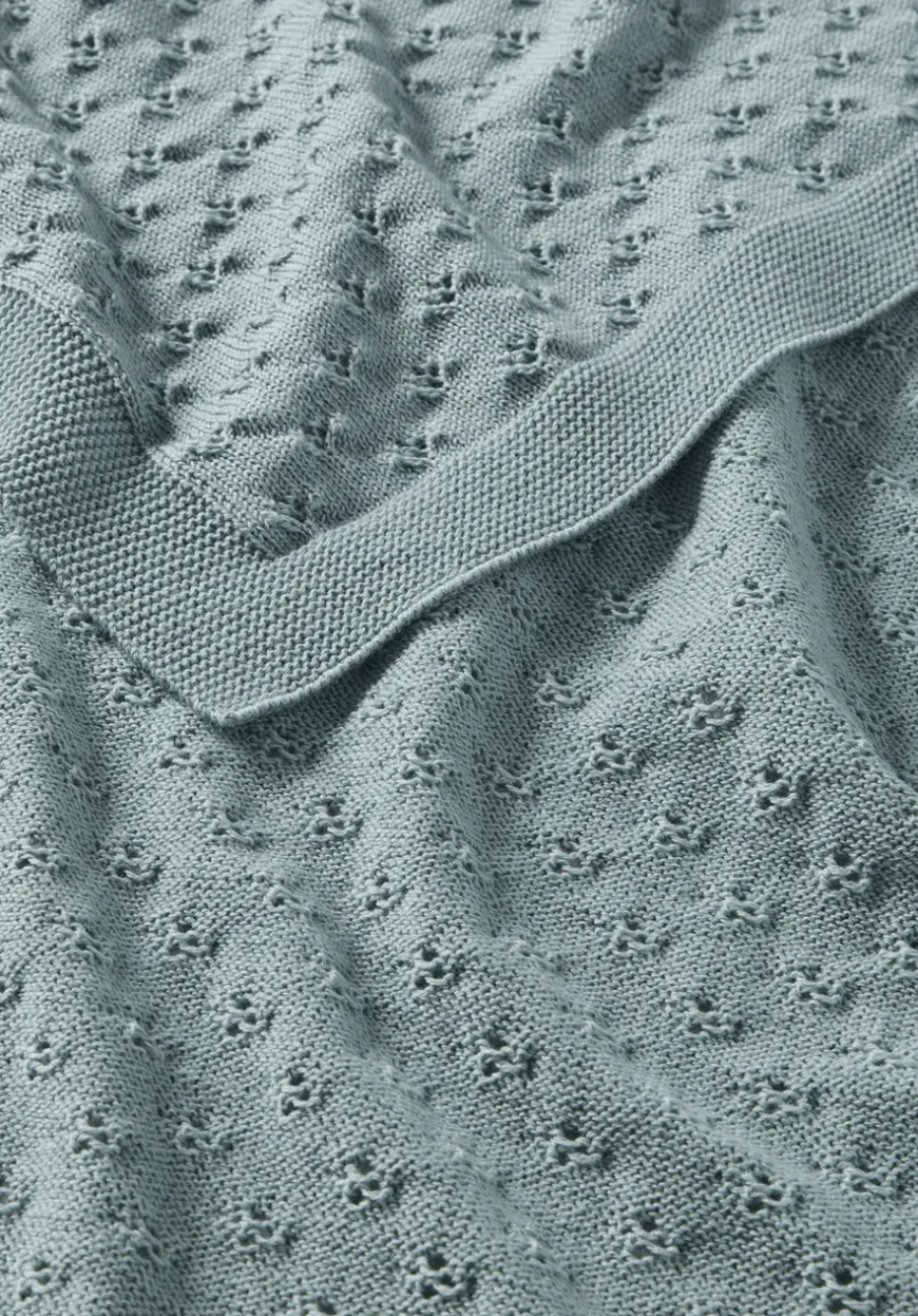 hessnatur Baby Strickdecke aus reiner Bio-Merinowolle von| Kuscheldecken|Für Kids