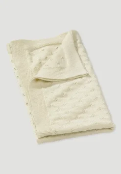 hessnatur Baby Strickdecke aus reiner Bio-Merinowolle von| Kuscheldecken|Für Kids