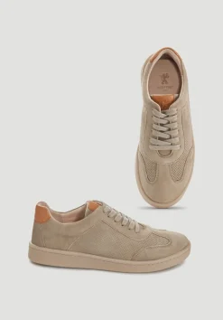 hessnatur Baseball Sneaker aus chromfrei gegerbtem Leder von|Damen Schuhe