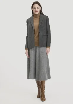 hessnatur Blazer Nadelstreifen Regular aus reiner Schurwolle von|Damen Blazer
