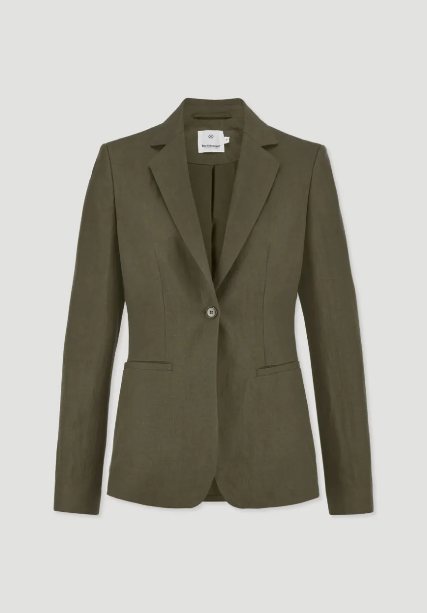 hessnatur Blazer Regular aus reinem Leinen von|Damen Blazer