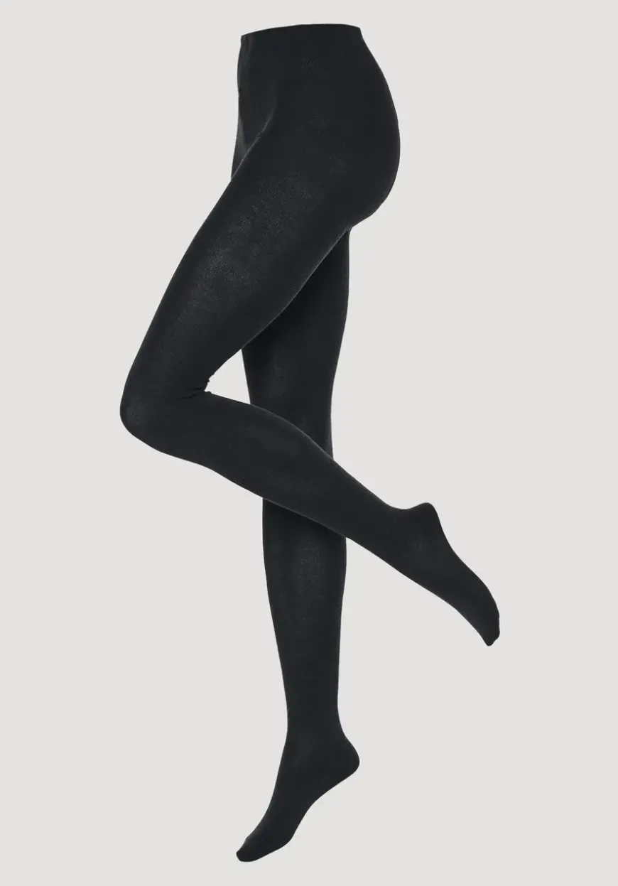 hessnatur Blickdichte Strumpfhose aus Bio-Baumwolle von|Damen Strümpfe & Strumpfhosen|Socken & Strümpfe