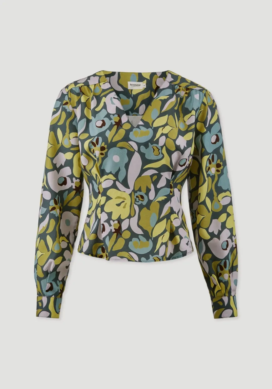 hessnatur Bluse Regular aus reiner LENZING™ ECOVERO™ Viskose von|Damen Blusen