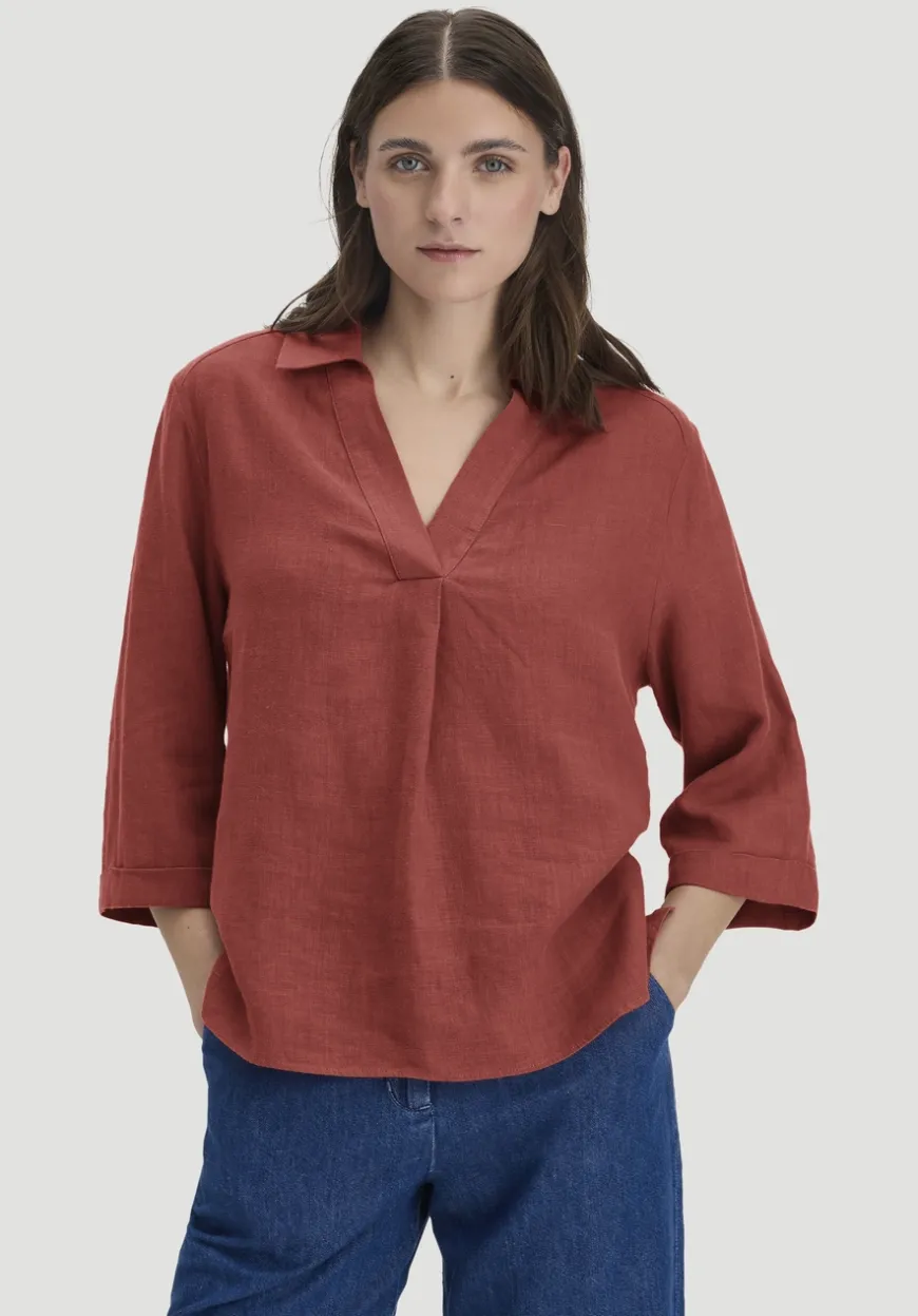 hessnatur Bluse Relaxed aus reinem Leinen von|Damen Blusen