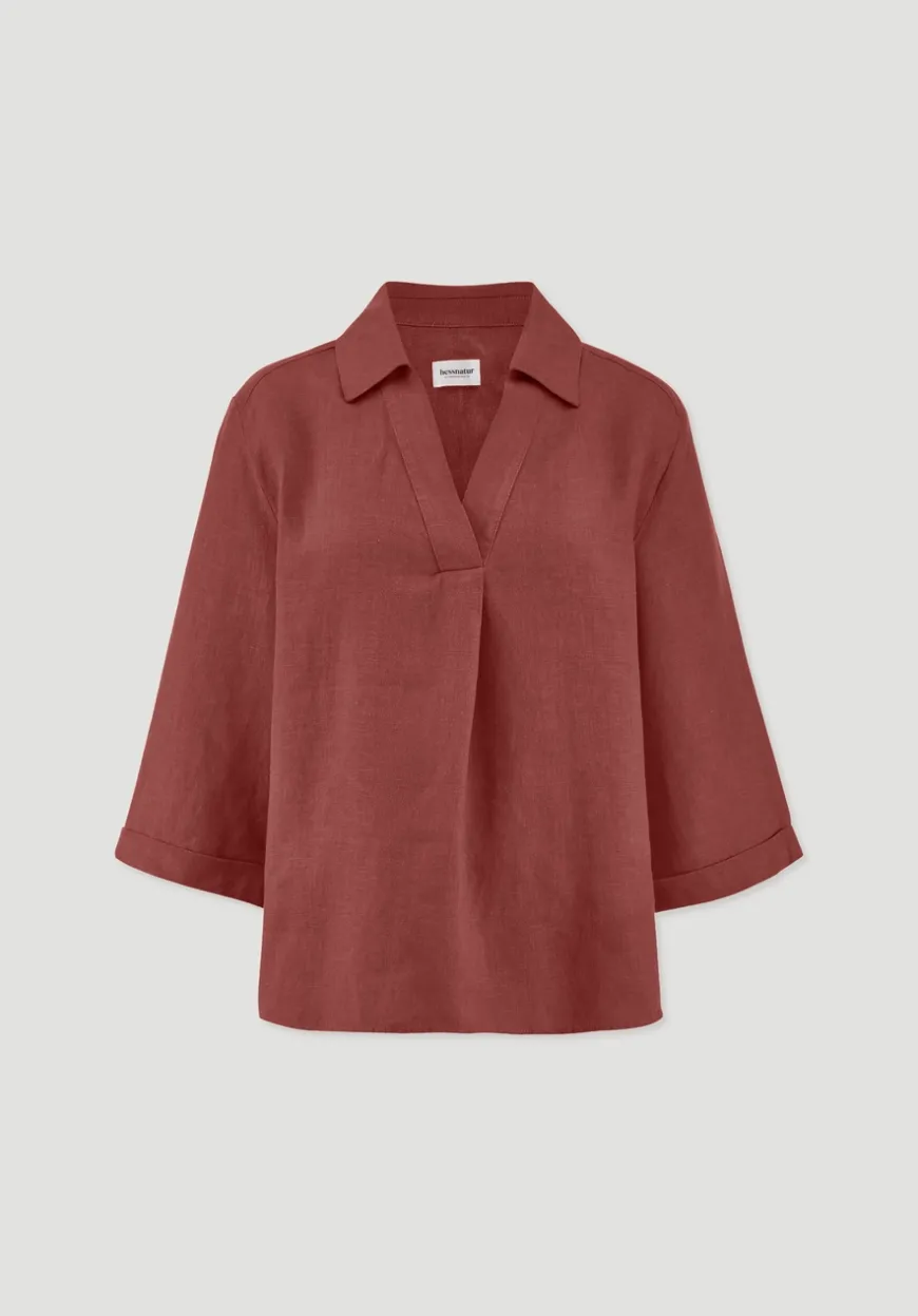 hessnatur Bluse Relaxed aus reinem Leinen von|Damen Blusen