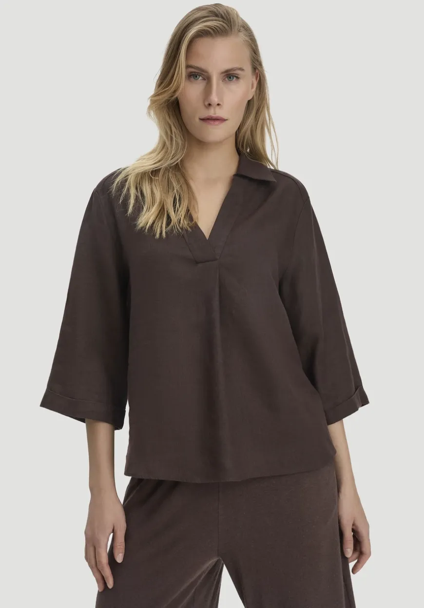 hessnatur Bluse Relaxed aus reinem Leinen von|Damen Blusen