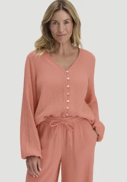 hessnatur Bluse Relaxed aus reiner Bio-Baumwolle von|Damen Blusen