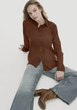 hessnatur Bluse Relaxed aus TENCEL™ Lyocell von|Damen Blusen