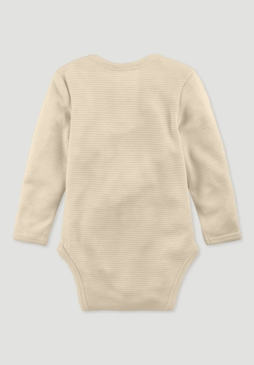 hessnatur Body Langarm aus Bio-Merinowolle mit Seide von| Bodys|Baby-Bodys