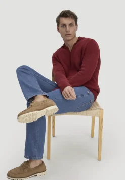 hessnatur Bootsschuh aus chromfrei gegerbtem Nubuk-Leder von|Herren Schuhe