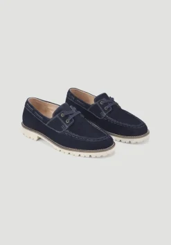 hessnatur Bootsschuh aus chromfrei gegerbtem Nubuk-Leder von|Herren Schuhe