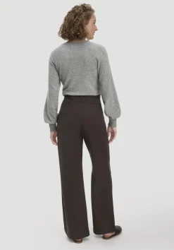 hessnatur Bundfalten Hose Wide Leg aus TENCEL™ Lyocell von|Damen Hosen & Shorts