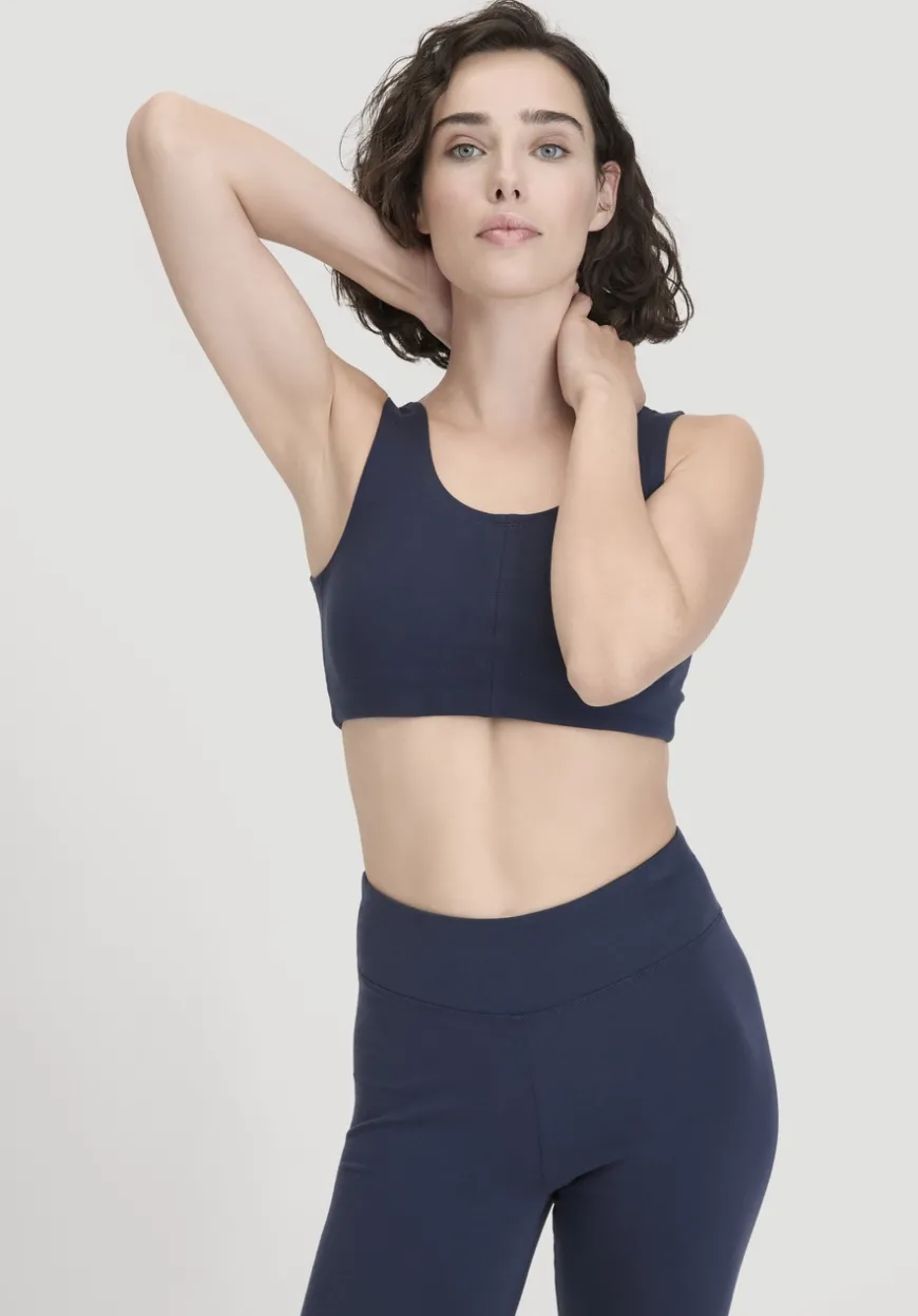 hessnatur Bustier ACTIVE LIGHT aus Bio-Baumwolle von|Damen Shirts & Tops|Yoga & Activewear