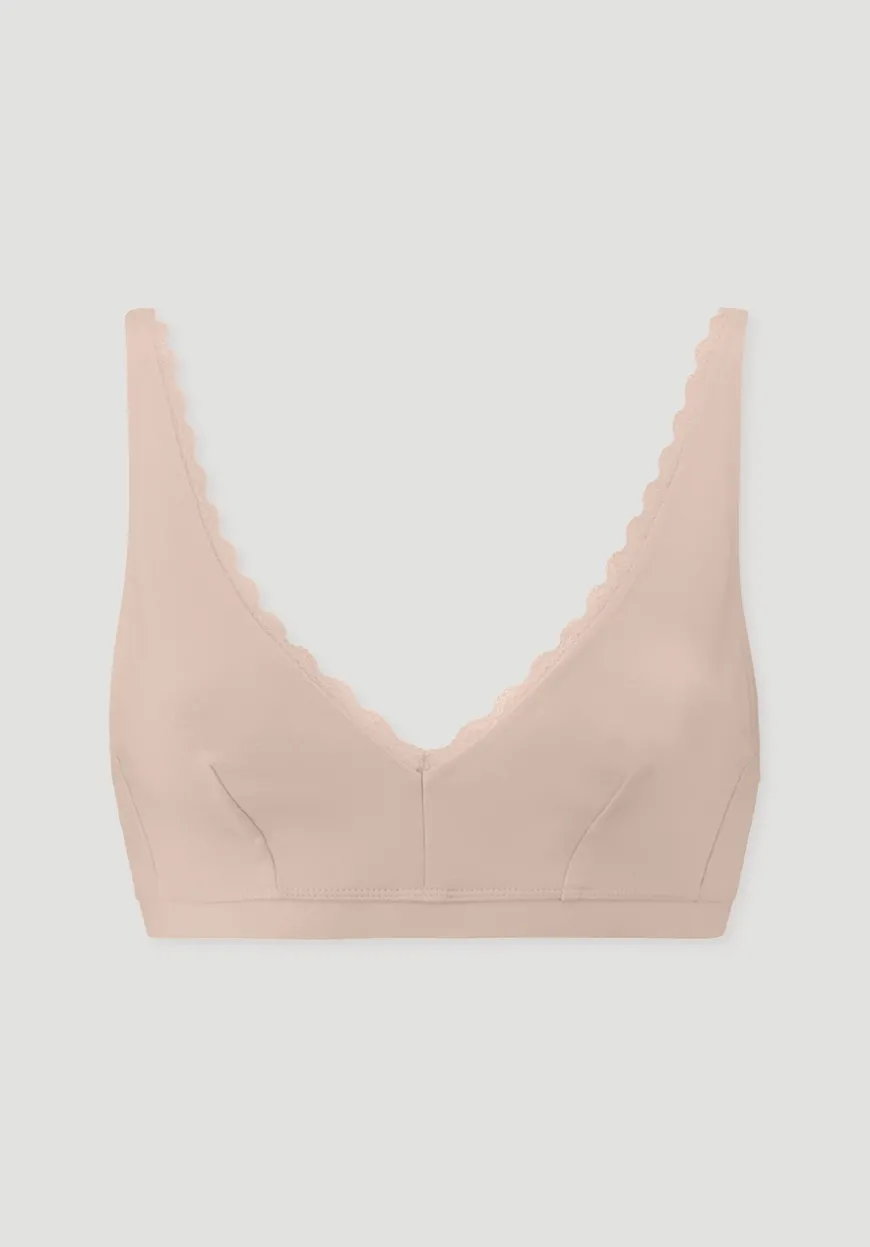 hessnatur Bustier COTTON FEEL LACE aus Bio-Baumwolle von|Damen Bhs|Bhs & Bustiers