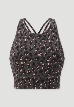 hessnatur Bustier Highneck ACTIVE LIGHT aus Bio-Baumwolle von|Damen Shirts & Tops|Yoga & Activewear