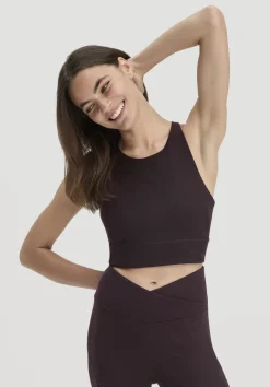 hessnatur Bustier Highneck ACTIVE LIGHT aus Bio-Baumwolle von|Damen Shirts & Tops|Yoga & Activewear