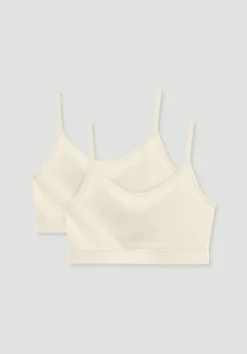 hessnatur Bustier im 2er-Pack PURE COTTON aus reiner Bio-Baumwolle von|Damen Bhs|Bhs & Bustiers