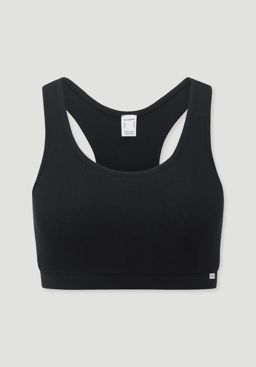 hessnatur Bustier Racerback SOFT RIB aus Bio-Baumwolle von|Damen Bhs|Bhs & Bustiers