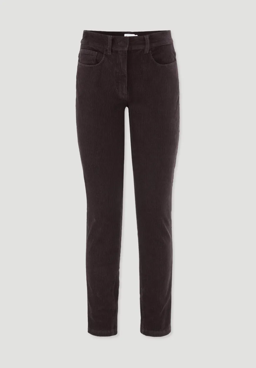 hessnatur Cordhose Slim Leg Regular aus Bio-Baumwolle von|Damen Hosen & Shorts