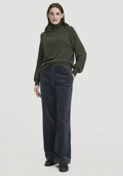 hessnatur Cordhose Wide Leg Relaxed aus Bio-Baumwolle von|Damen Hosen & Shorts