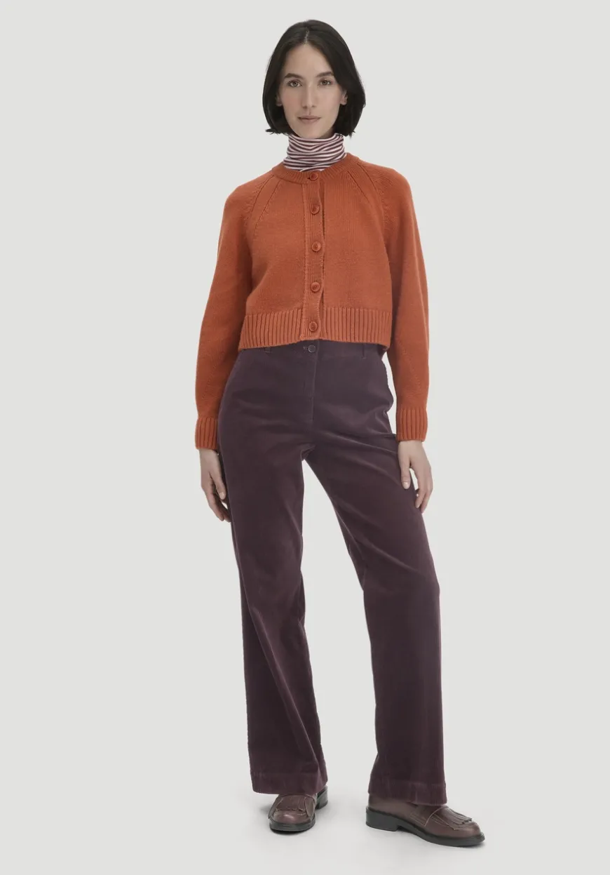 hessnatur Cordhose Wide Leg Relaxed aus Bio-Baumwolle von|Damen Hosen & Shorts
