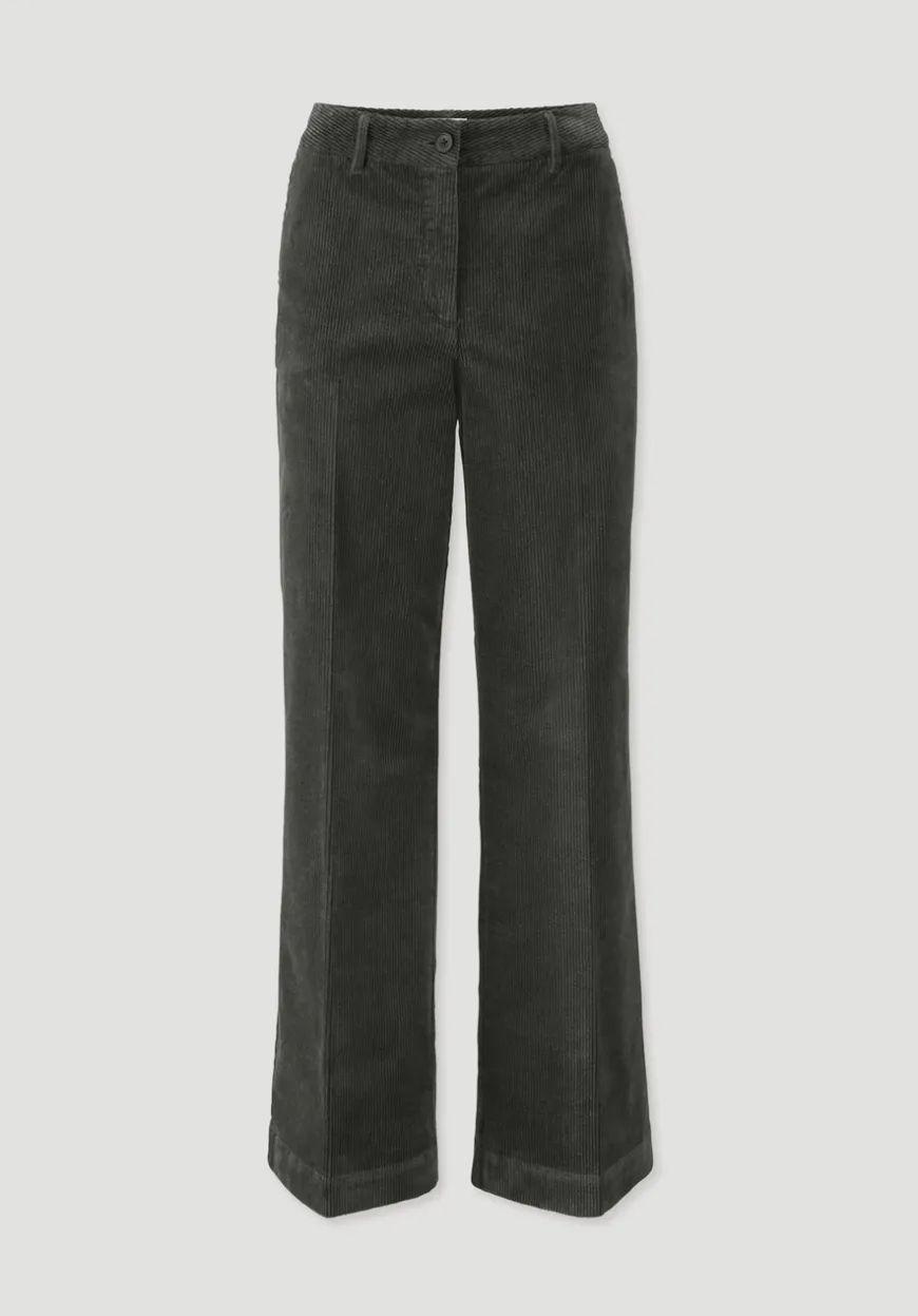 hessnatur Cordhose Wide Leg Relaxed aus Bio-Baumwolle von|Damen Hosen & Shorts