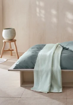hessnatur Decke MERLE aus reiner Bio-Baumwolle von| Wolldecken & Plaids