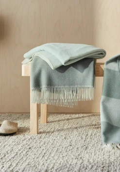 hessnatur Doubleface Plaid TOSID aus reiner Bio-Lambswool von| Wolldecken & Plaids