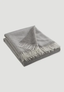hessnatur Doubleface Plaid TOSID aus reiner Bio-Lambswool von| Wolldecken & Plaids