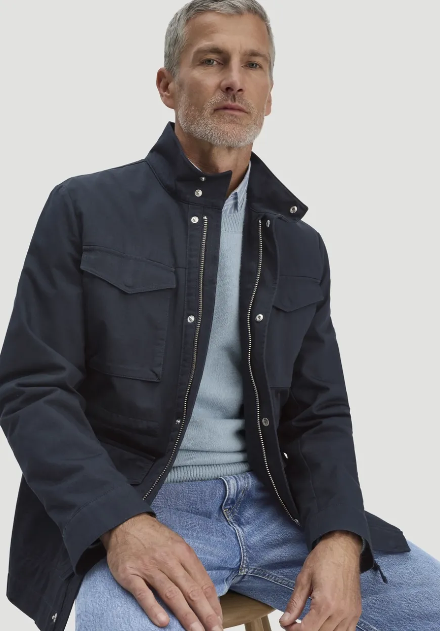 hessnatur Field Jacket Regular NATURE SHELL aus reiner Bio-Baumwolle von|Herren Jacken & Mäntel