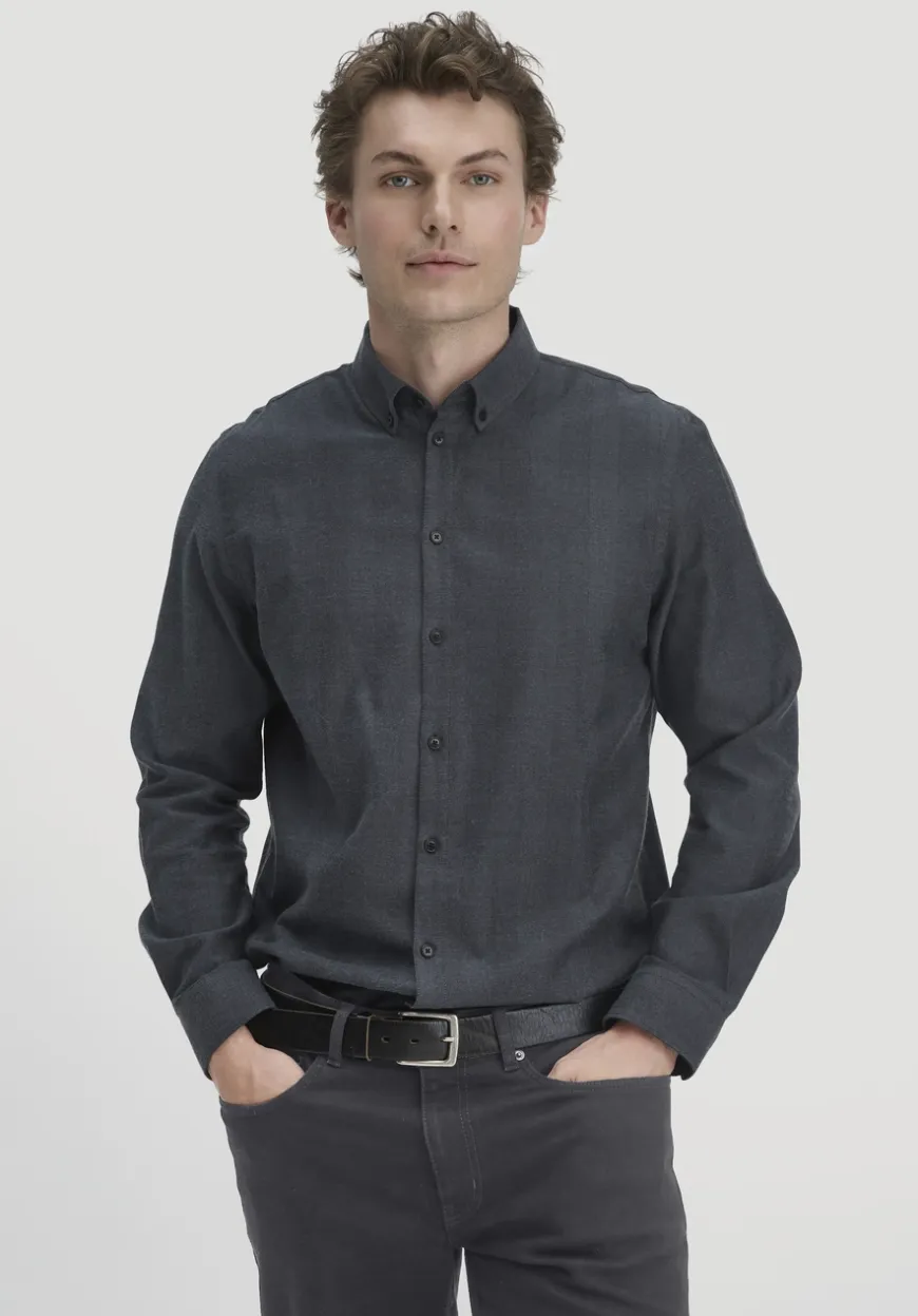 hessnatur Flanell Hemd Regular aus Bio-Baumwolle mit TENCEL™ Lyocell von|Herren Hemden