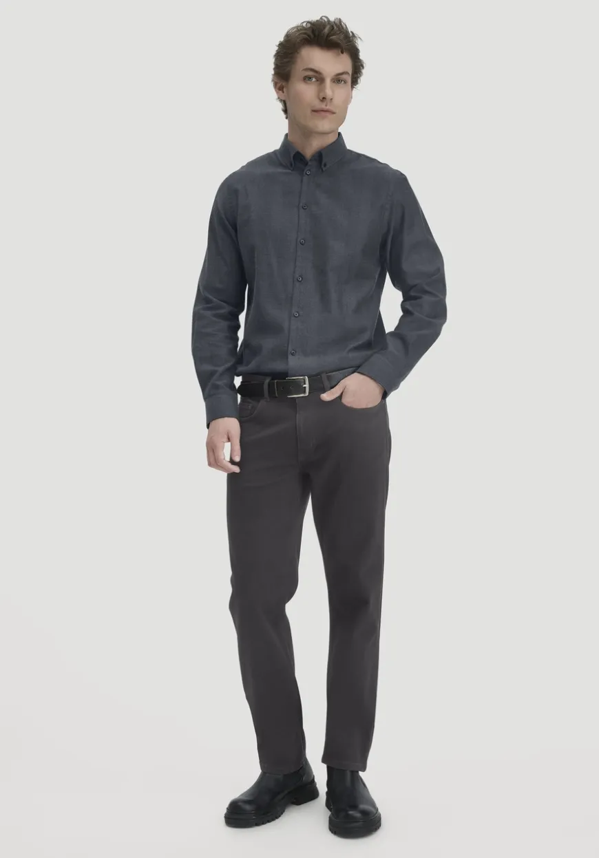 hessnatur Flanell Hemd Regular aus Bio-Baumwolle mit TENCEL™ Lyocell von|Herren Hemden