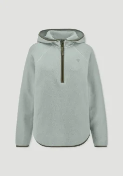 hessnatur Fleece Hoodie Relaxed ACTIVE LIGHT aus reiner Bio-Baumwolle von|Damen Sweatshirts|Fleece
