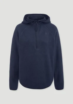 hessnatur Fleece Hoodie Relaxed ACTIVE LIGHT aus reiner Bio-Baumwolle von|Damen Sweatshirts|Fleece