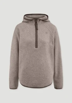 hessnatur Fleece Hoodie Relaxed ACTIVE LIGHT aus reiner Bio-Baumwolle von|Damen Sweatshirts|Fleece