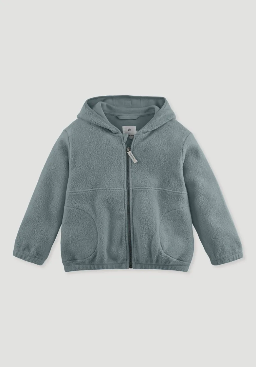 hessnatur Fleece Jacke aus reiner Bio-Baumwolle von| Fleece|Jacken & Westen