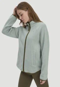 hessnatur Fleece Jacke Relaxed ACTIVE LIGHT aus Bio-Baumwolle von|Damen Jacken & Mäntel|Fleece