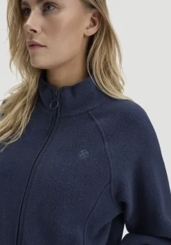hessnatur Fleece Jacke Relaxed ACTIVE LIGHT aus Bio-Baumwolle von|Damen Jacken & Mäntel|Fleece