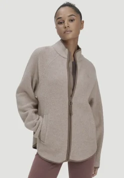 hessnatur Fleece Jacke Relaxed ACTIVE LIGHT aus Bio-Baumwolle von|Damen Jacken & Mäntel|Fleece