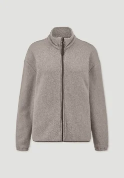 hessnatur Fleece Jacke Relaxed ACTIVE LIGHT aus reiner Bio-Baumwolle von|Damen Jacken & Mäntel|Fleece