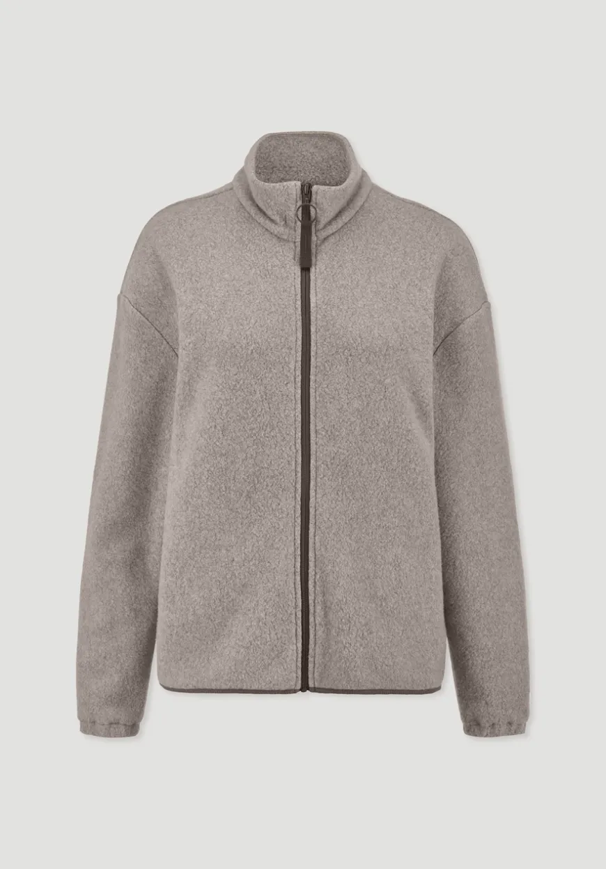 hessnatur Fleece Jacke Relaxed ACTIVE LIGHT aus reiner Bio-Baumwolle von|Damen Jacken & Mäntel|Fleece