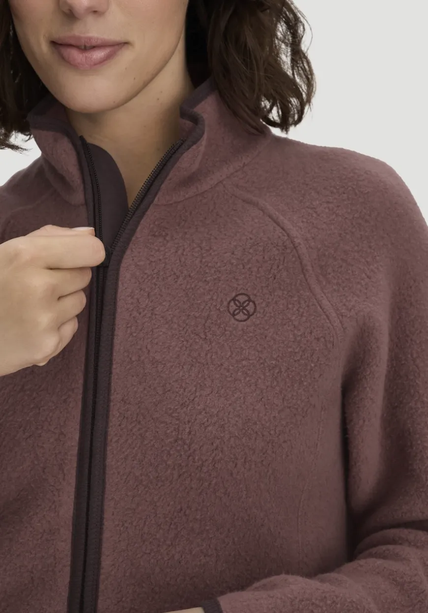 hessnatur Fleece Jacke Relaxed ACTIVE LIGHT aus Bio-Baumwolle von|Damen Jacken & Mäntel|Fleece