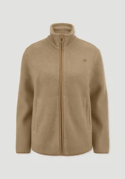 hessnatur Fleece Jacke Relaxed ACTIVE LIGHT aus reiner Bio-Baumwolle von|Damen Jacken & Mäntel|Fleece
