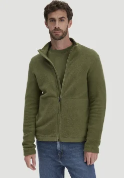 hessnatur Fleece Jacke Slim aus reiner Bio-Baumwolle von|Herren Jacken & Mäntel|Fleece