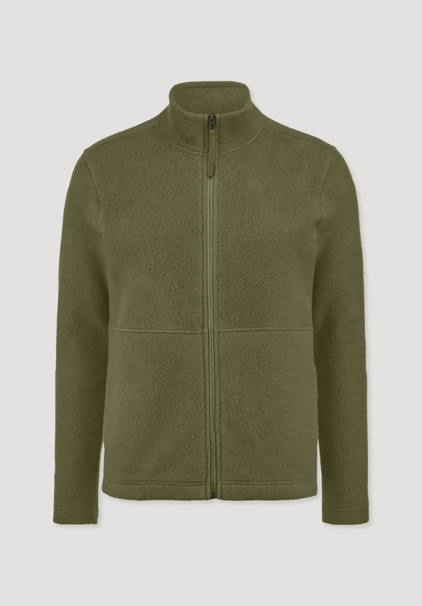 hessnatur Fleece Jacke Slim aus reiner Bio-Baumwolle von|Herren Jacken & Mäntel|Fleece