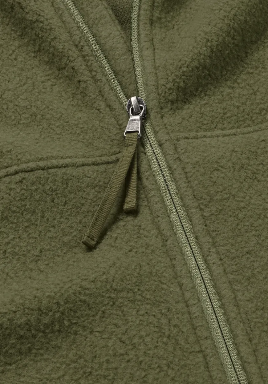 hessnatur Fleece Jacke Slim aus reiner Bio-Baumwolle von|Herren Jacken & Mäntel|Fleece