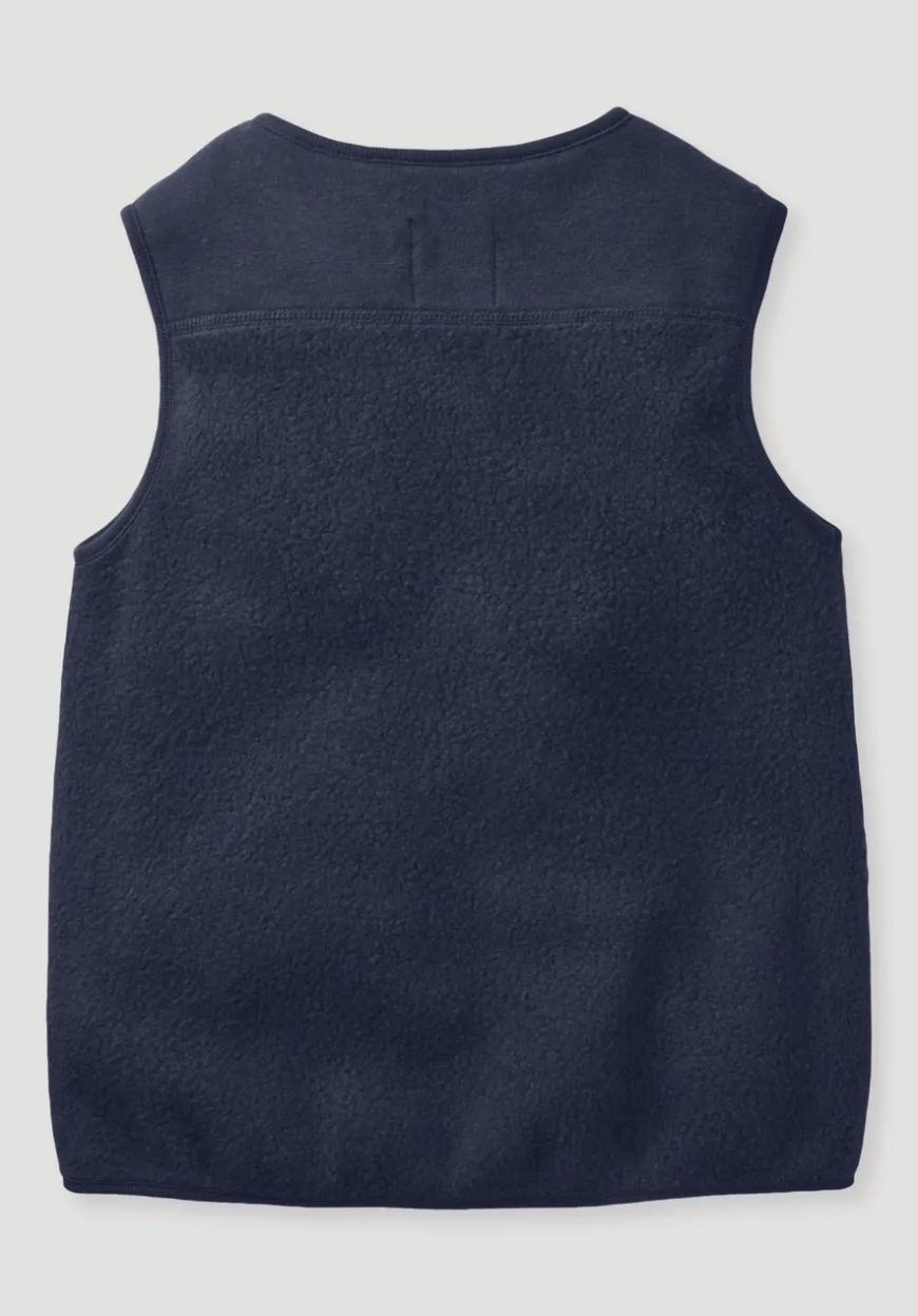 hessnatur Fleece Weste aus reiner Bio-Baumwolle von| Fleece|Jacken & Westen