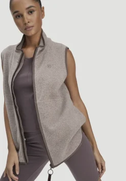 hessnatur Fleece Weste Regular ACTIVE LIGHT aus reiner Bio-Baumwolle von|Damen Jacken & Mäntel|Fleece