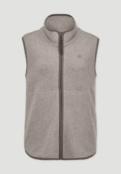 hessnatur Fleece Weste Regular ACTIVE LIGHT aus reiner Bio-Baumwolle von|Damen Jacken & Mäntel|Fleece