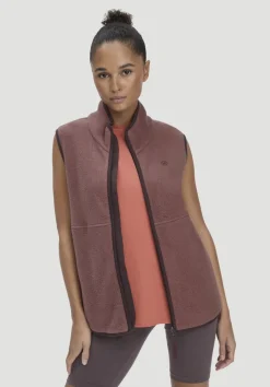 hessnatur Fleece Weste Regular ACTIVE LIGHT aus reiner Bio-Baumwolle von|Damen Jacken & Mäntel|Fleece